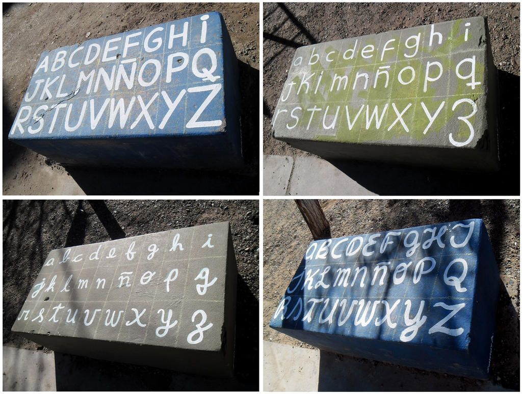 Alphabet Seats by Johnny-Aza