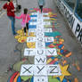 Street Art / Special Hopscotch-Alphabet