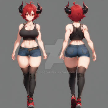 Adopt Demon Tomboy (OPEN)