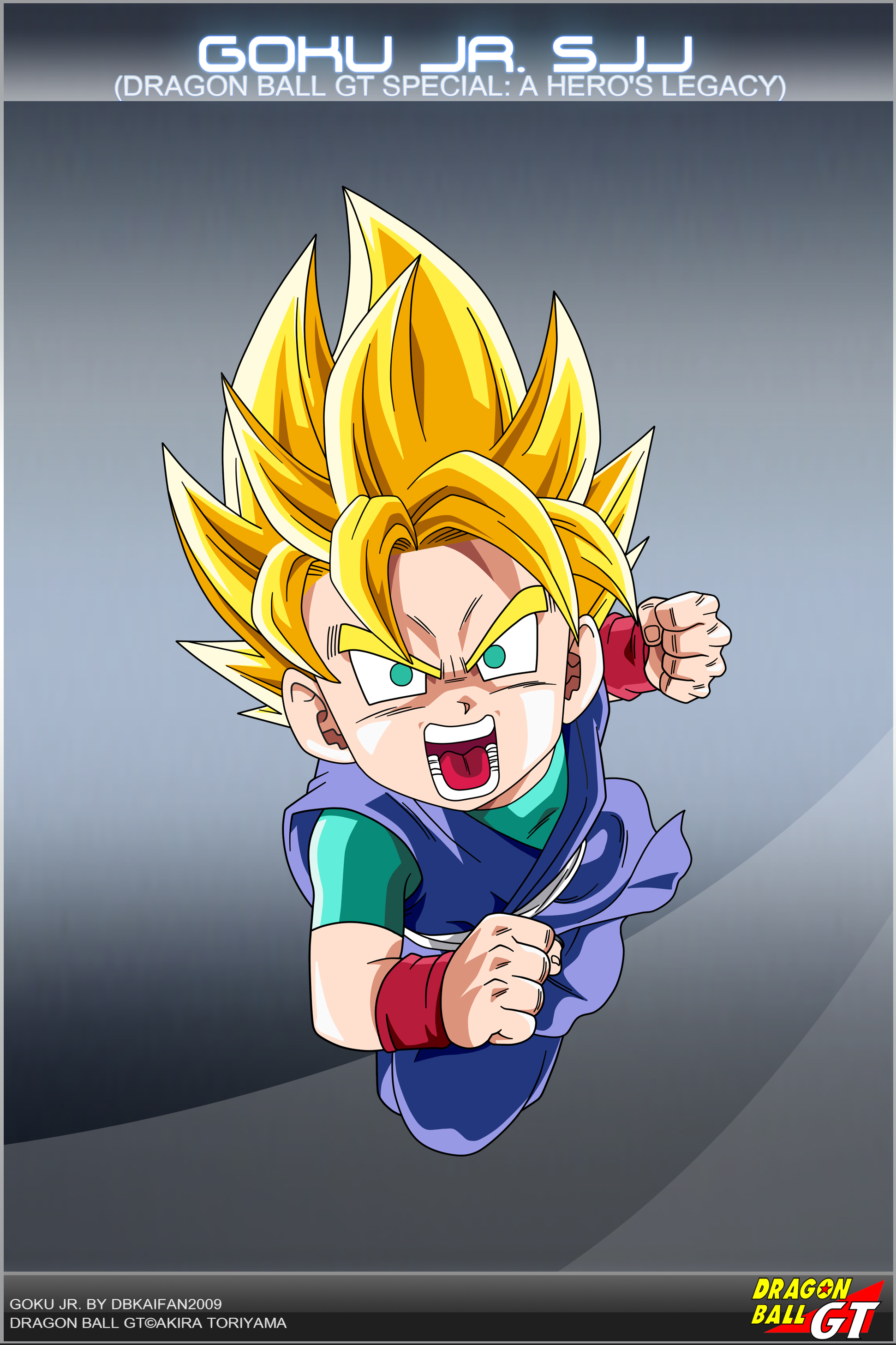 Dragon Ball GT - Goku Jr. SSJ by DBCProject on DeviantArt