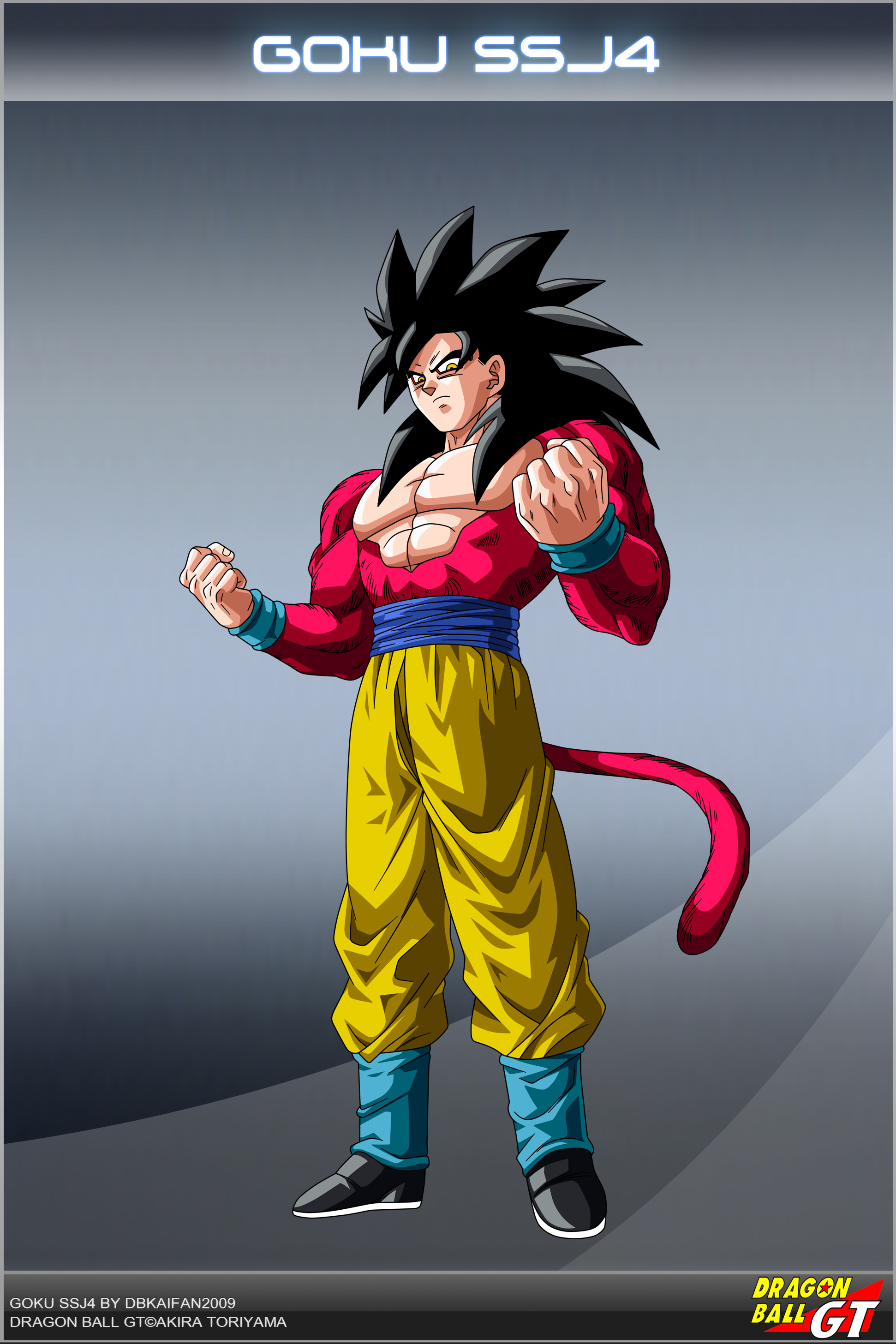 Goku ssj4 in Dragon Ball Gt style by daimaoha5a4 on DeviantArt