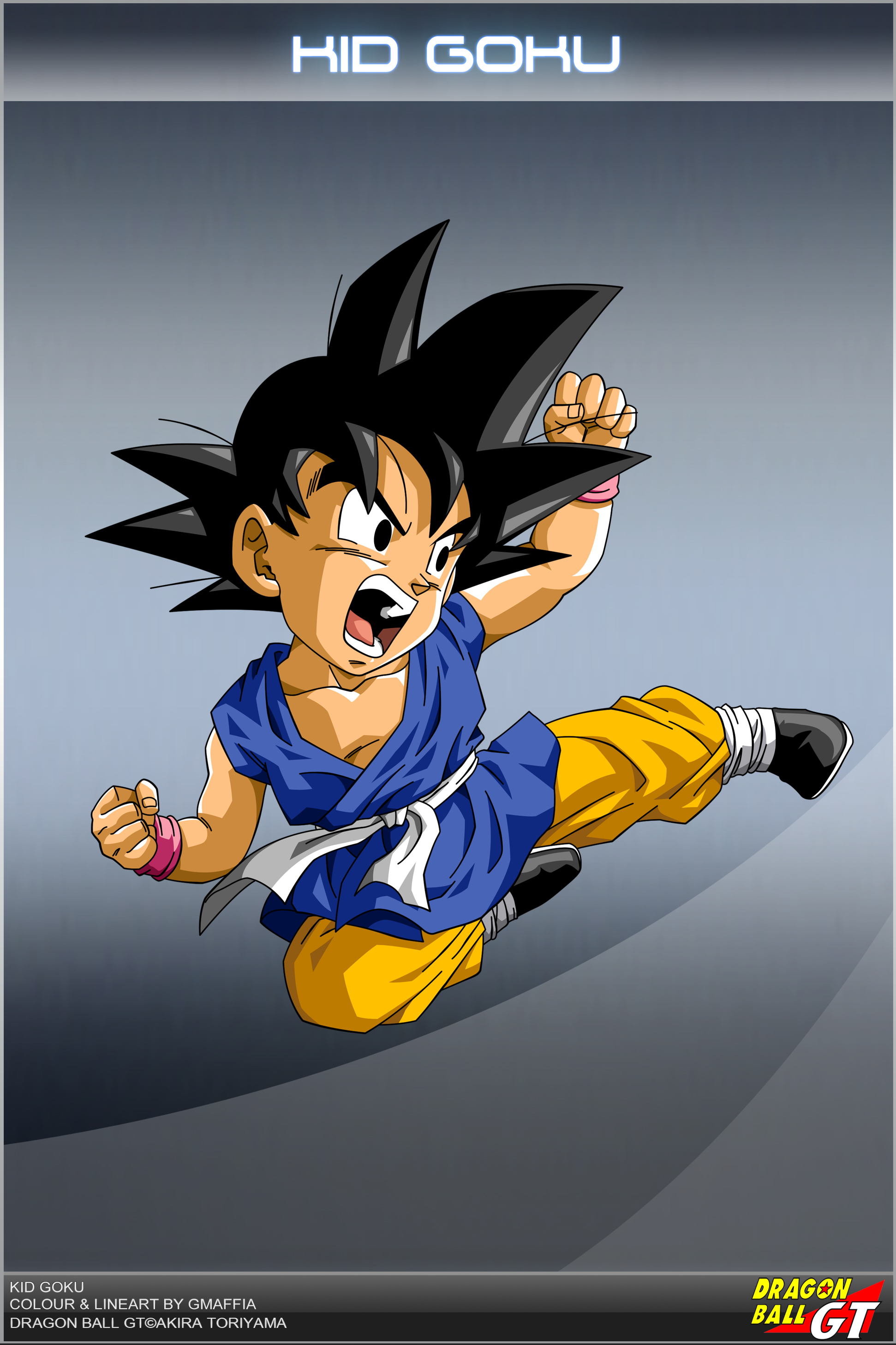 db gt goku  Dragon ball, Anime, Kid goku