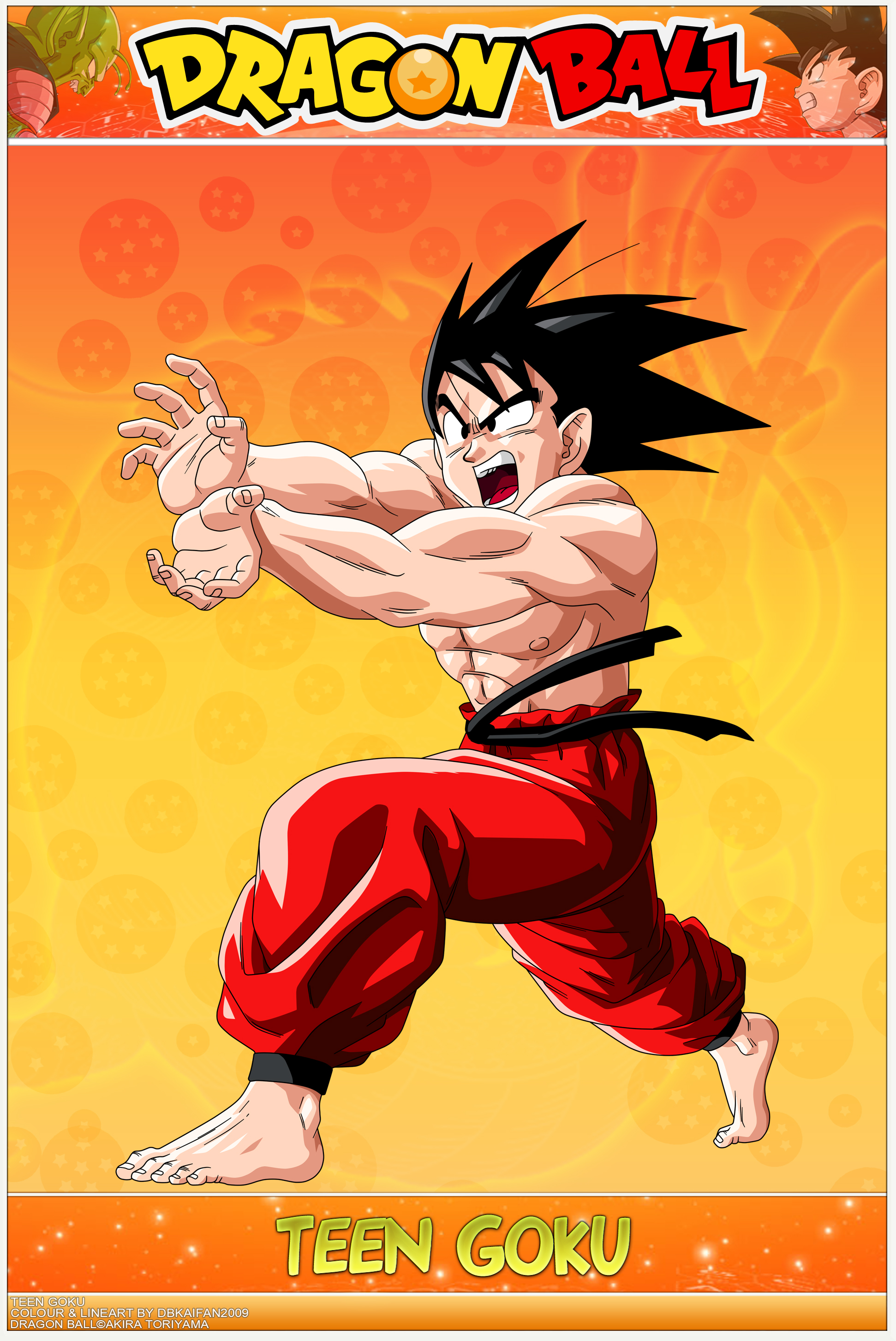 Dragon Ball - Teen Goku Super Kamehameha