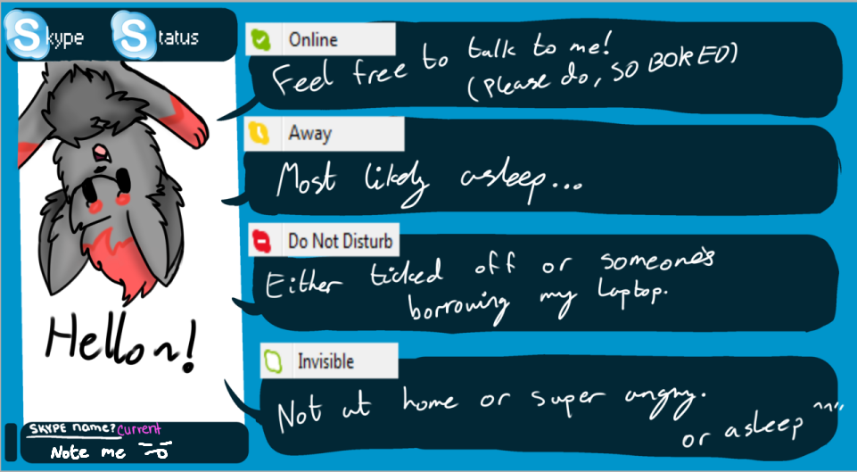 Skype Status by Luckoon on DeviantArt
