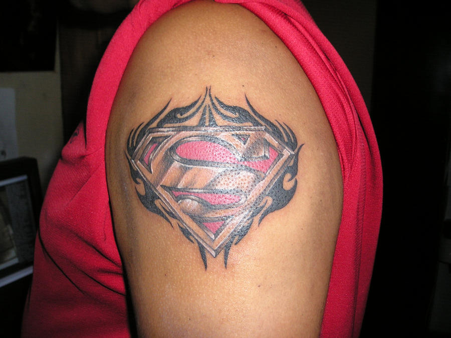 superman tattoo by CraZyRaj on DeviantArt
