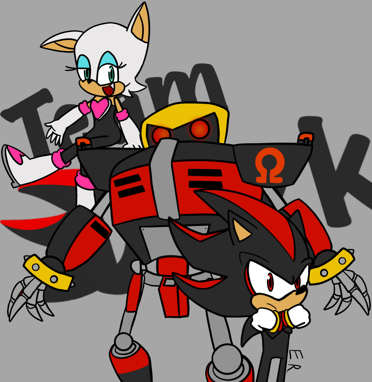 Sonic and friends or Team Dark by symbiote12345 on DeviantArt