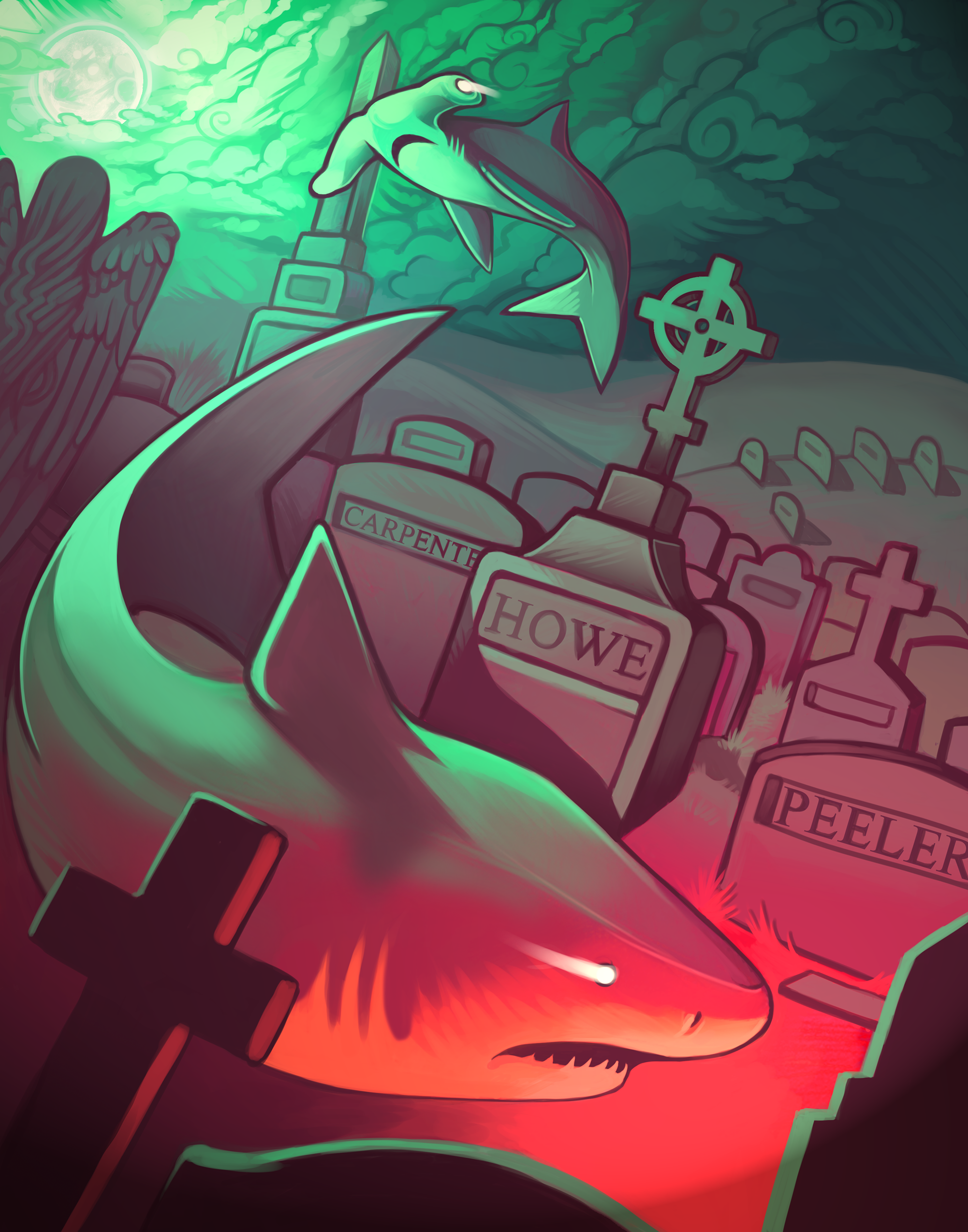 Ghost Sharks in the Graveyard