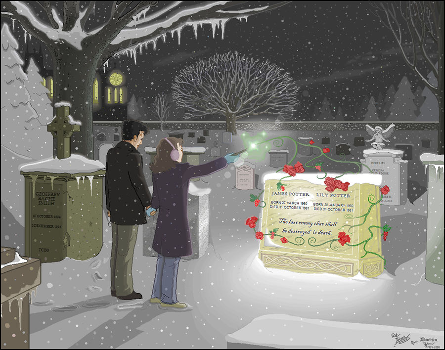 Godric's Hollow MS Paint by CaptainRedblood