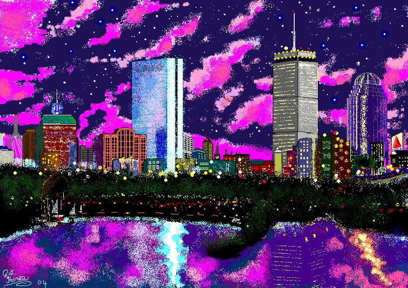 Boston MS PAINT by CaptainRedblood