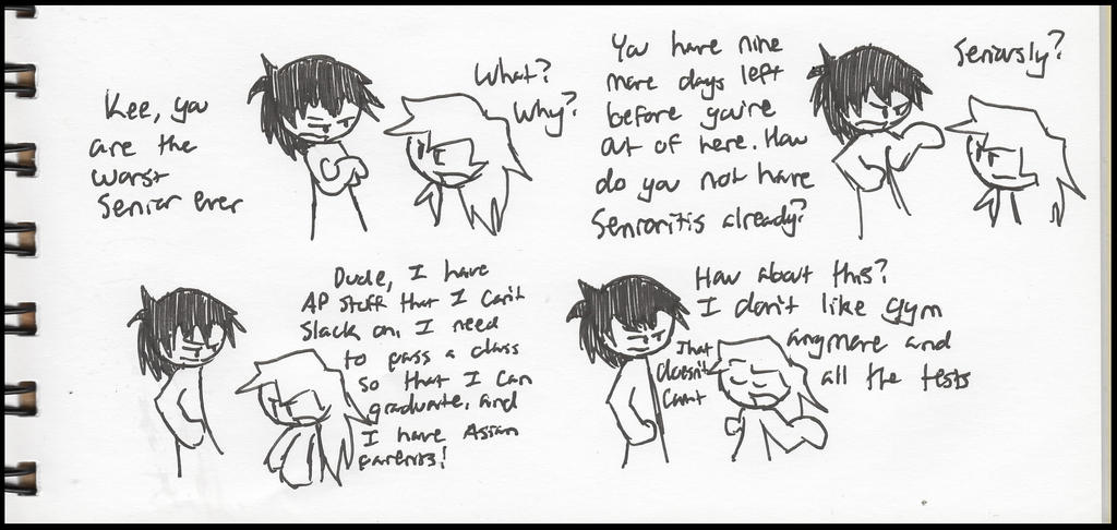 Senioritis Comic Senioritis by FlareSiram on DeviantArt