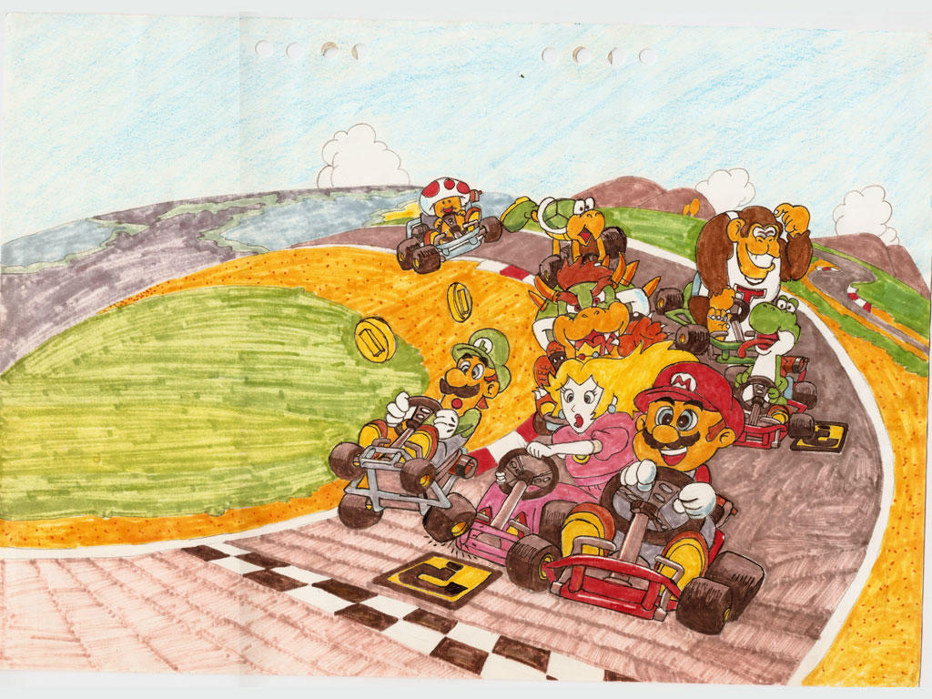 Super Mario Kart by Mosabsolum on DeviantArt