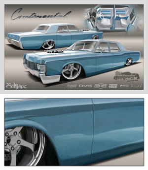 lincoln continental painting