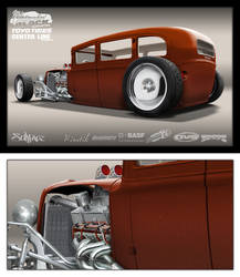 rat rod rendering