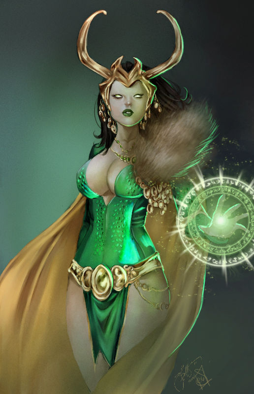 Lady Loki Marvel Diamond Painting 