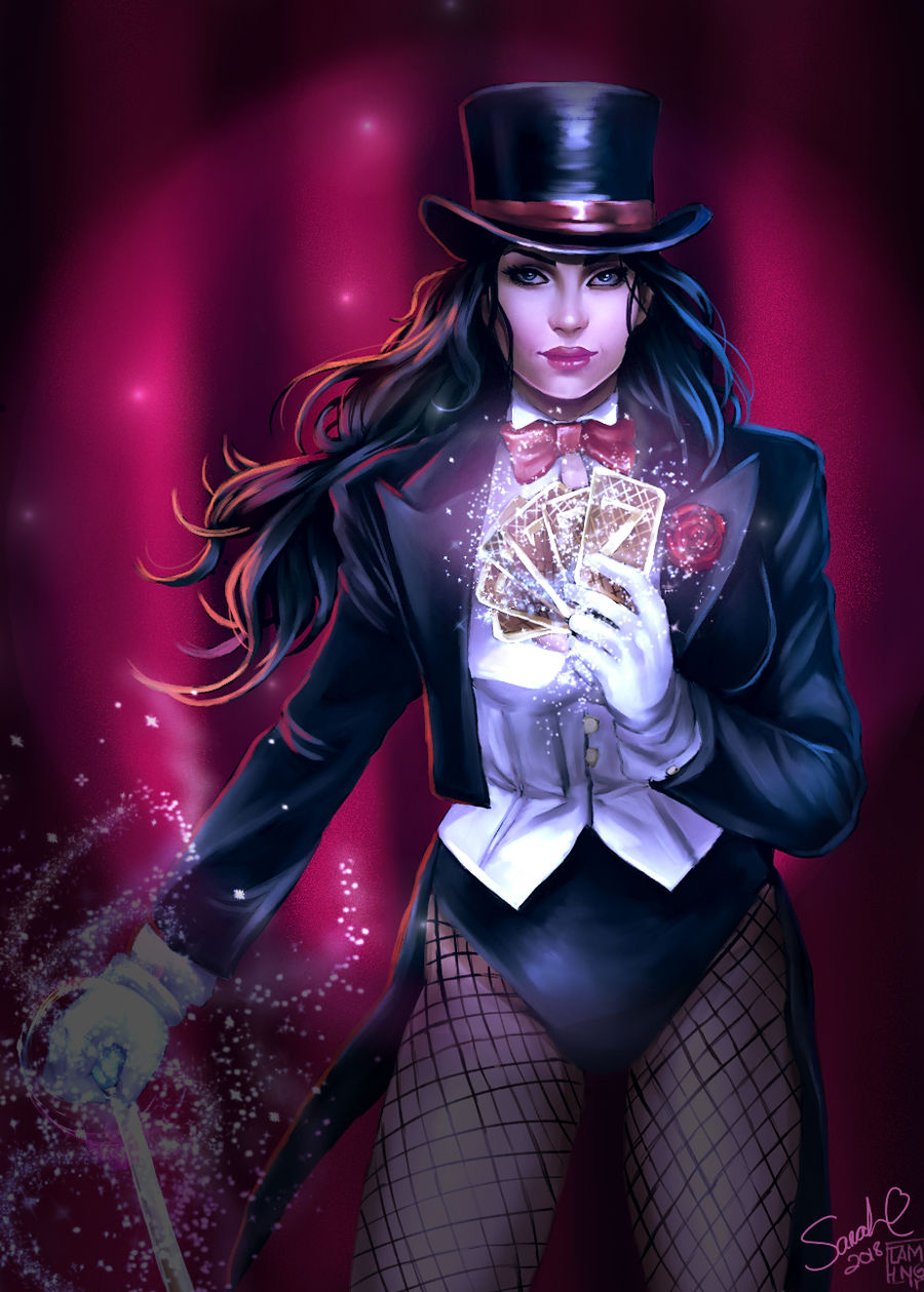Zatanna by Forty-Fathoms