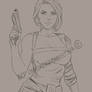 Jill Valentine (lineart)