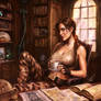 Lara's Study - Happy Birthday Lara!