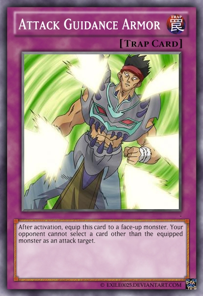 yugioh armor trap card Yu-Gi-Oh! - Metalsilver (MFC-037) - Magicians Force - Unlimited Edition destroy that target. Card Errata:Aura Armor (Card)/(Custom) |