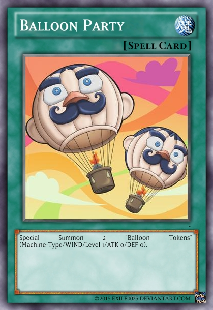 yugioh balloon card Yu-Gi-Oh! Yugi/Kaiba Quarter Century Game Mat Webbers Balloons Cards & Collectables 18 Foil Balloon from Anagram Illusion Balloons | Card Details