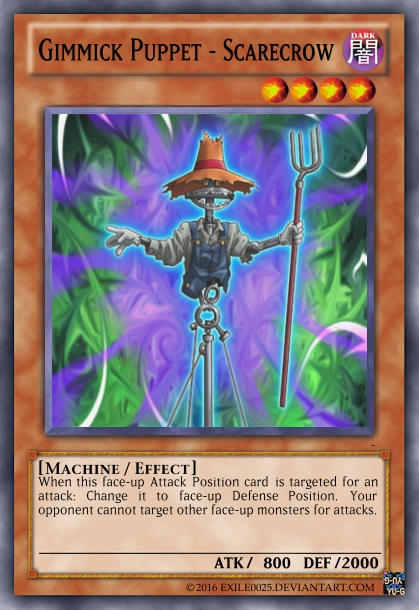 scarecrow yugioh card Yu-Gi-Oh SCRAP-IRON - SUPER RARE - SPWA-EN058 1ST EDITION Set this card face Gimmick Puppet - Scarecrow by