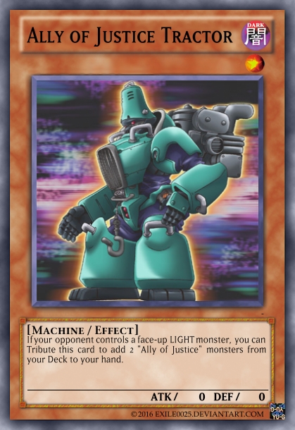 yugioh ally of justice cards Yu-Gi-Oh! - Clausolas (HA01-EN014) - Hidden Arsenal - 1st Edition All cards will be carefully packed for safe transit Ally of Justice Tractor by
