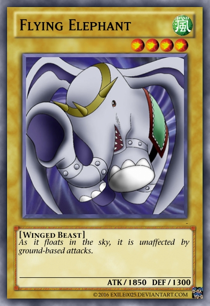 flying elephant yugioh card Yugioh! 1x (BLC1 Battles of Legend flying elephant - NamuWiki