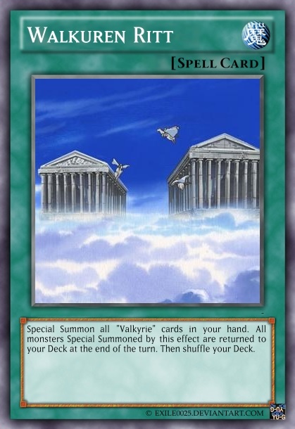 ride of the valkyries yugioh card Yu-Gi-Oh! - - SHVA-EN006 - Secret Rare - 1st Edition Walkuren Ritt by exile0025 on