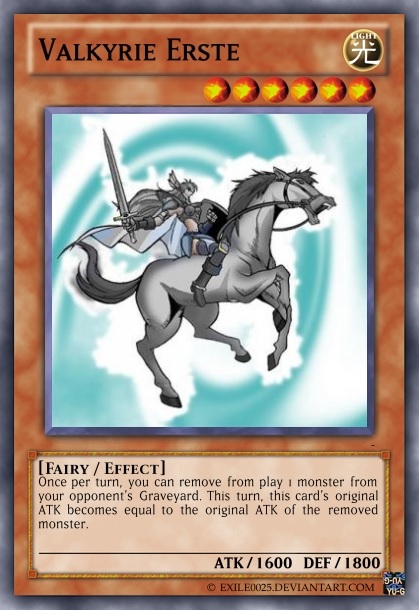 valkyrie cards yugioh Yu-Gi-Oh! - Erste - SHVA-EN003 - Super Rare - 1st Edition When this card is destroyed by battle and sent to the GY Valkyrie Sechste - Yugipedia