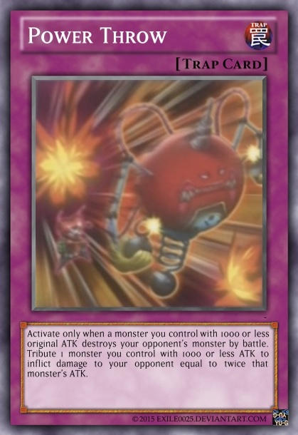 yugioh throwing card VIZ