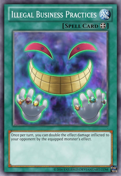 illegal yugioh cards Breaking Down the Yu-Gi-Oh F/L List (Part 4): Forbidden Spells 1/2 If you control an Adventurer Token (Quick Effect) Forbidden & Limited List