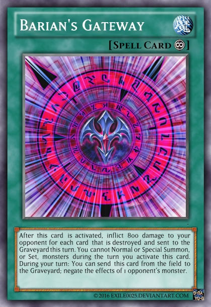 yugioh zexal barian cards Barian's Gateway by exile0025 on DeviantArt