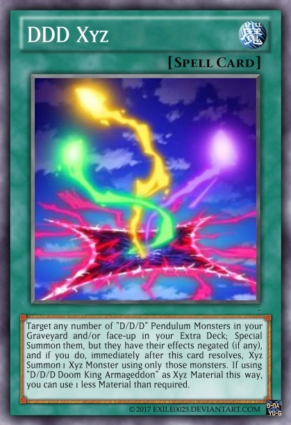 yugioh ddd extra deck Complete Custom for Yu-Gi-Oh! ARC-V An individual card from the Yu List of All the missing