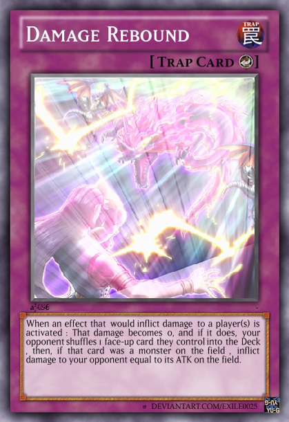 yugioh inflict damage deck Generic Complete Custom for Yu-Gi-Oh! ARC-V Check all monsters on your opponents side of the field Only effect damage spell card