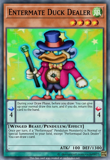 yugioh card dealer Mystic by Yoshi80 on DeviantArt Entermate Duck Dealer by exile0025