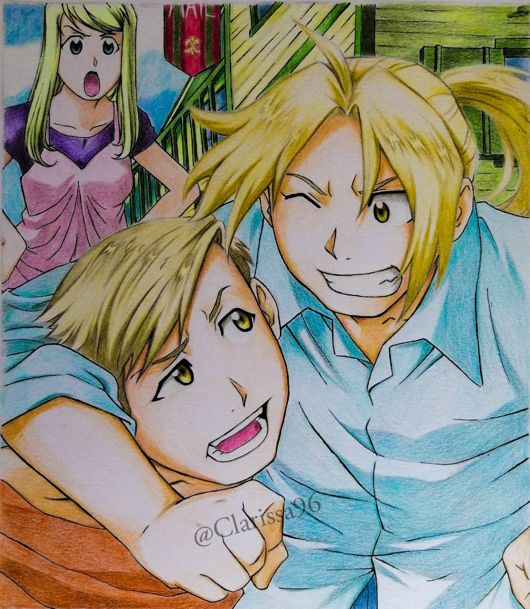 Edward, Alphonse and Winry