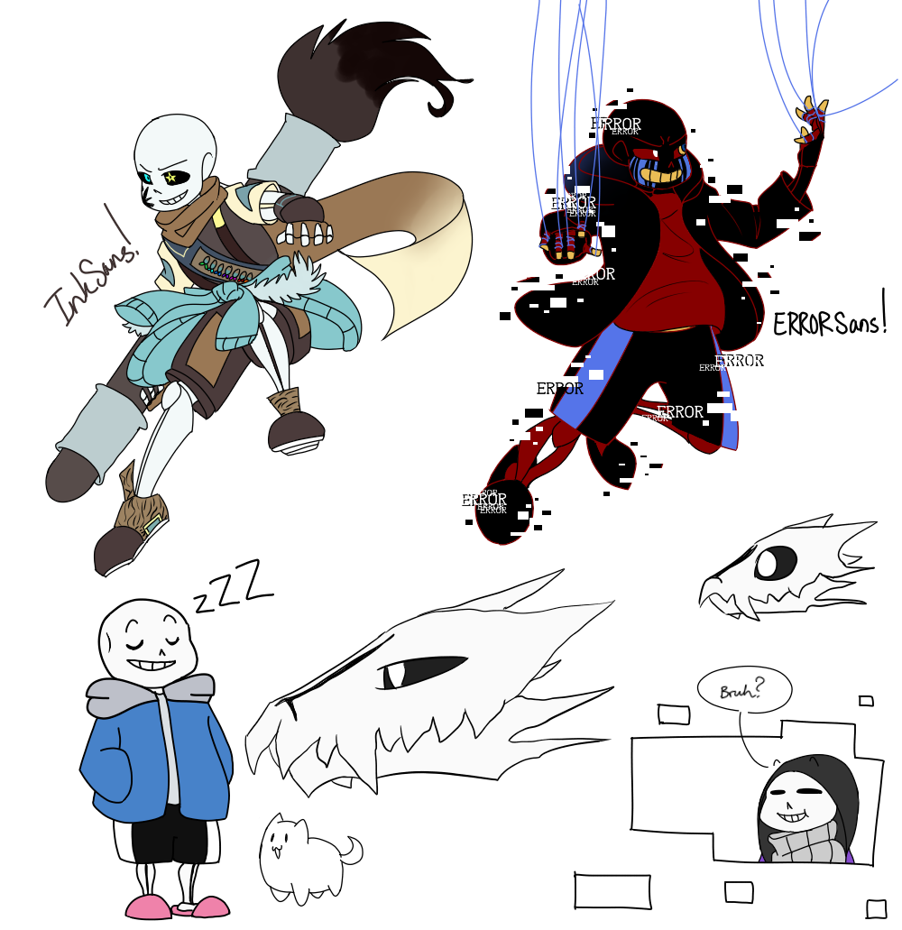 Undertale Exclamation Undertale AU Sketches by EckoArcher on DeviantArt