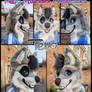 Tevo's standard furred fursuit head