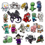 Minecraft Fan Art Chibi Mobs 2