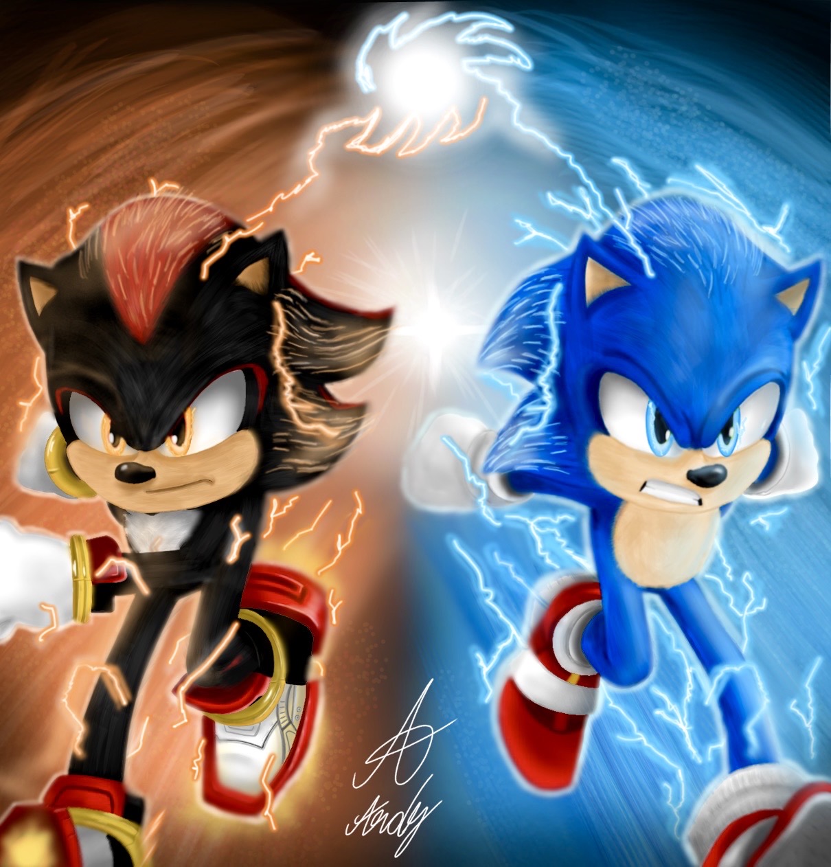 Sonic vs Shadow #sonicthehedgehog #shadowthehedgehog