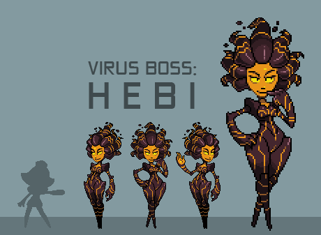 Virus Boss: Hebi