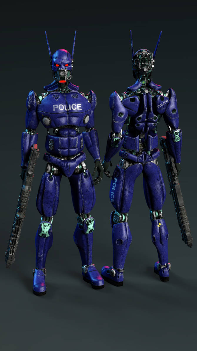 Weapon Mech - (Police Version) by PanoTwinMarkus on DeviantArt
