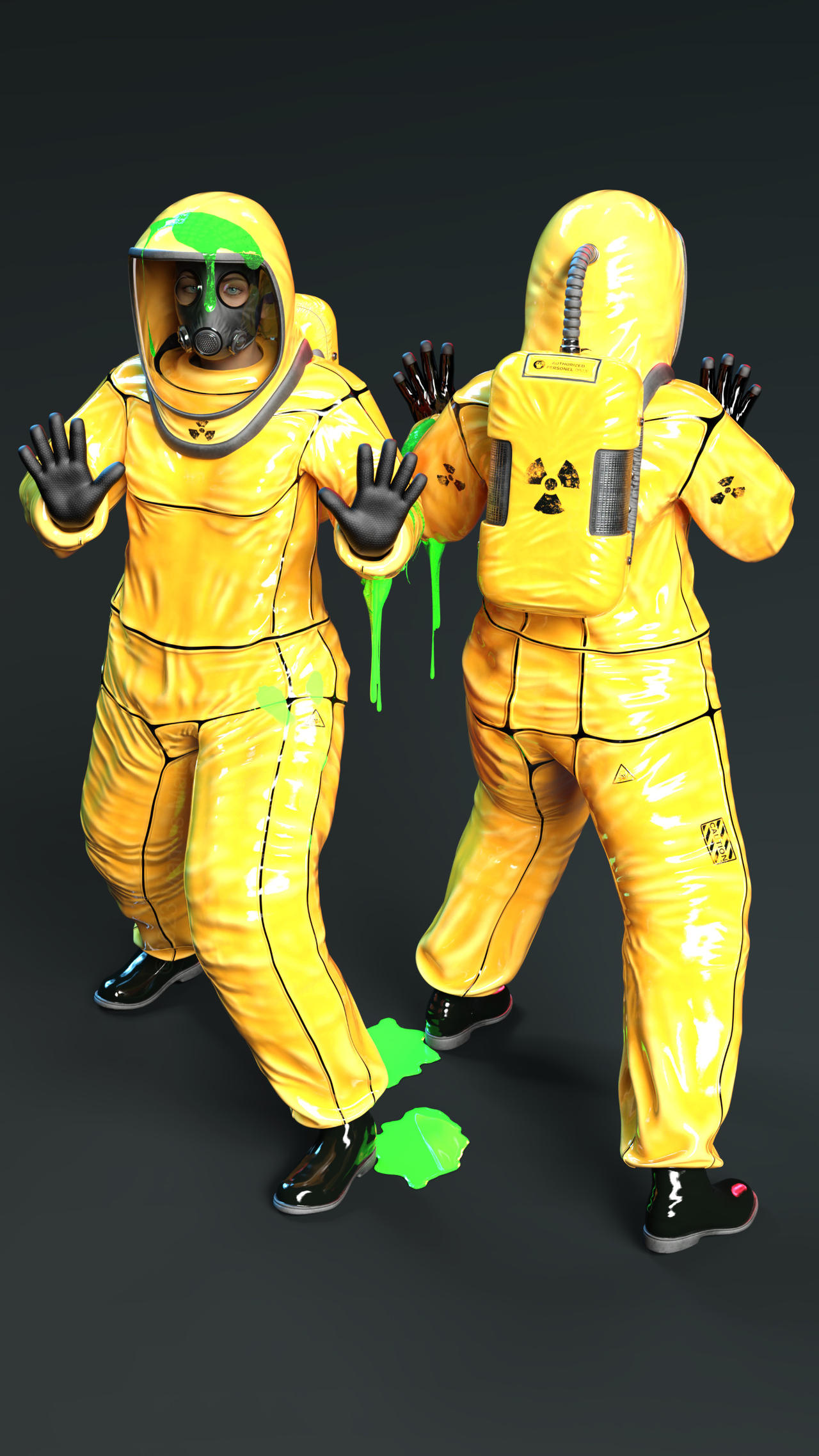 Radioactive Character Nuclear Suit Radioactive Slime-(Character Concept) by PanoTwinMarkus on ...