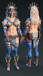 Freja Warrior Priestess - Character Concept