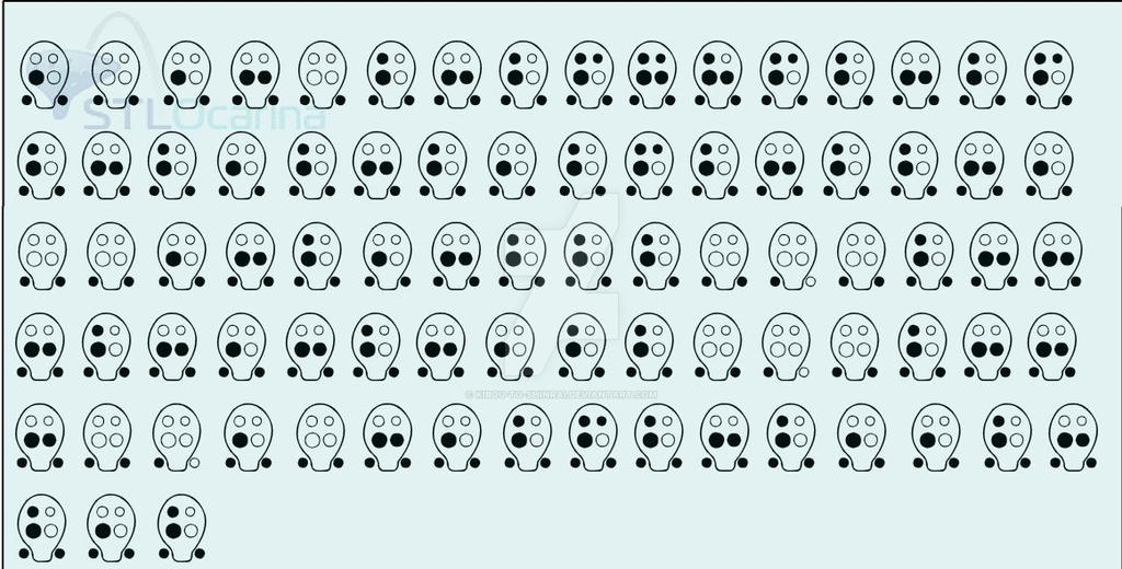 wallpapers 12 Hole Ocarina Tabs Totoro mlp fim 6 hole ocarina tabs by kibou to