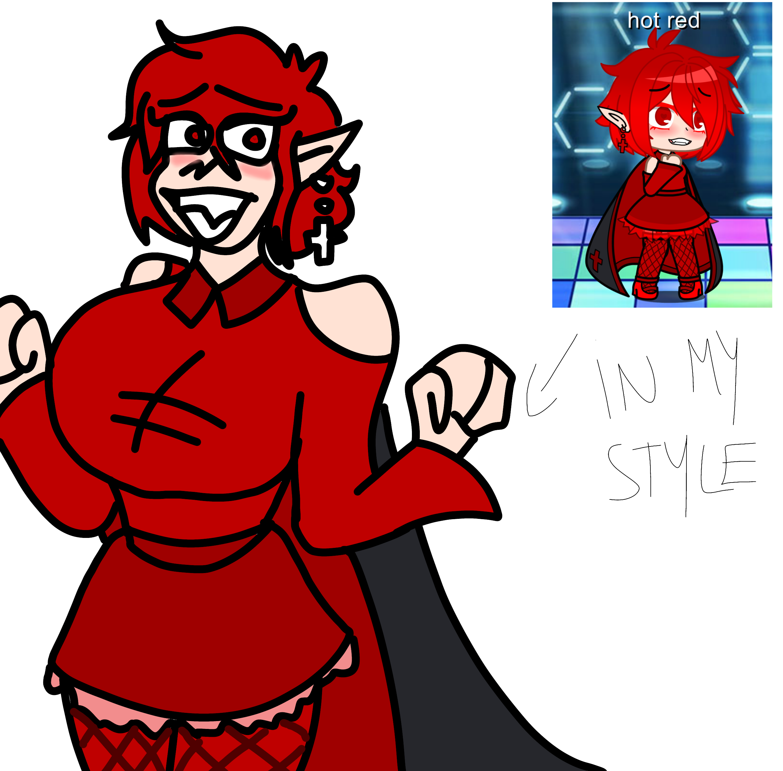 Red Deviantart Fandom Hot red fanart by sofialolanento on DeviantArt