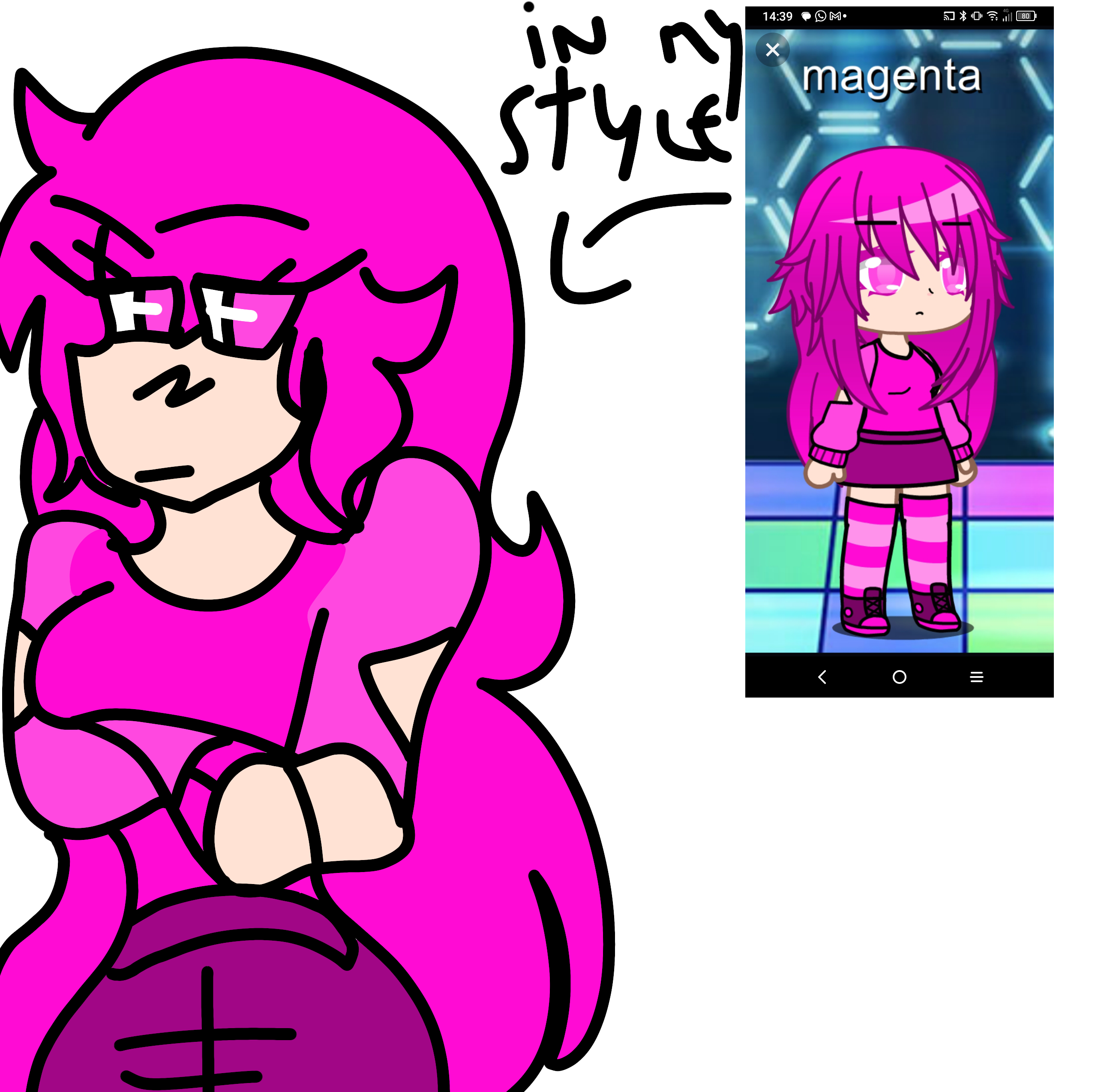 Magenta fanart by sofialolanento on DeviantArt