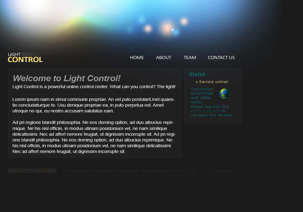 LightControl Webinterface by Beautiful-Emotions on DeviantArt