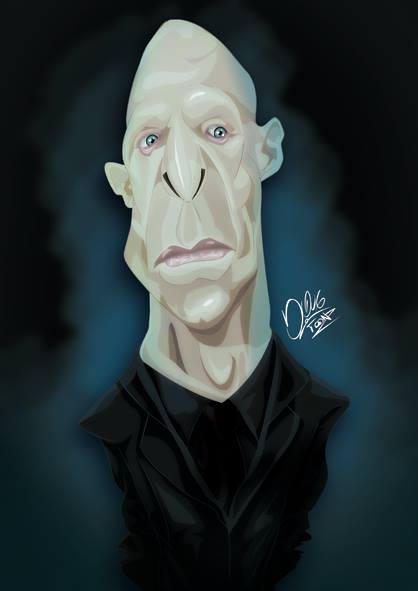 Harry Potter - Voldemort caricature by dougtoons on DeviantArt