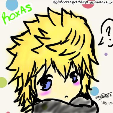 Chibi Roxas doodle by fizzynerd on DeviantArt