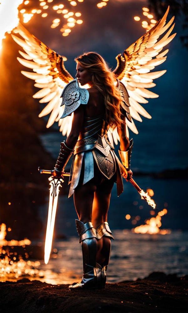 Springtime Warrior Angel Beautiful warrior angel by bhups88 on DeviantArt